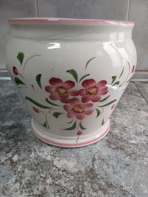 Jarrón de cerámica para agua, bonito jarrón hecho a mano, estilo vintage,  para decoración moderna, florero de porcelana seca para regalo