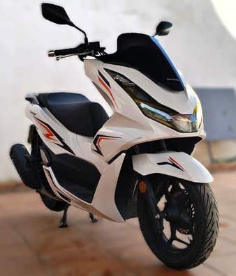 Honda pcx 125 blanca de segunda mano | Milanuncios