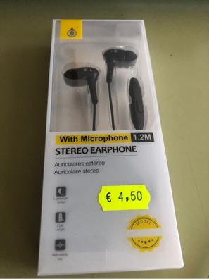 Auriculares Jack 2,5 mm manos libres / Adaptador, conectores intrauditivos  y micrófono - Negro - Spain