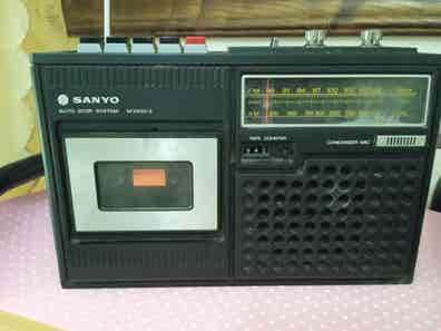 Sanyo N-S350 LE, Micro Boombox, 1985