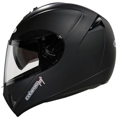 Casco CABERG DROID Modular. Casco de moto abatible negro y blanco