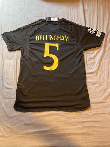 Milanuncios - Camiseta negra Bellingham Madrid