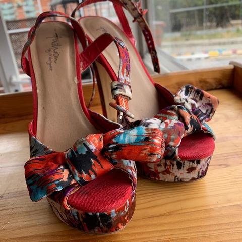 Sandalias best sale rojas marypaz