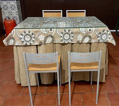 Mesa de cocina extensible Logroño - Cerezo - 100 x 60 cm.