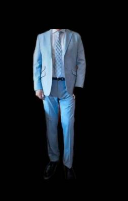 Milanuncios Traje Álvaro Moreno azul claro