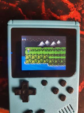 Mini consola portátil retro videojuegos 8 bits color LCD 3 500 juegos  verde recargable usb HD