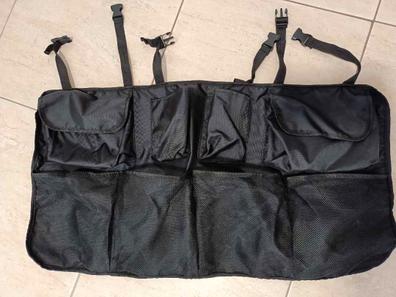 Bolsa maletero porta objetos 50 x 15 cm. gris con velcro