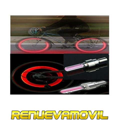 - Luces de valvula Rueda Moto