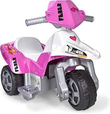 HomCom® Moto Eléctrica Infantil de Bateria Recargable Amarillo Niño 3 Años  Cargador 2 Ruedas 2.5KM/h