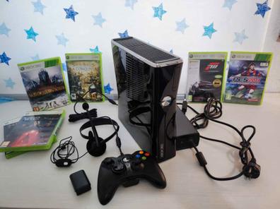 CONSOLA XBOX 360 80GB CON MANDOY CARGADOR DE BATERIAS