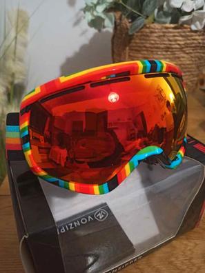 Gafas de esquí ligeras para hombre y mujer, lentes de doble lente con capas  UV400, antivaho, máscara de esquí grande, gafas de esquí para nieve y