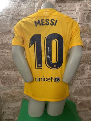 Camiseta firmada por Messi original y autógrafo certificado de