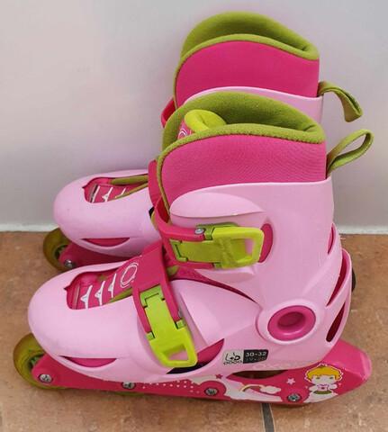 PATINES DE 4 RUEDAS OXELO ROSAS