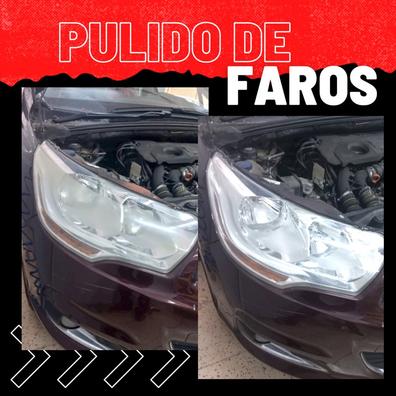 Kit Profesional de Pulido Faros Autos Resturacion Lija Esponja