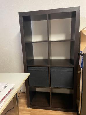 BROR estantería con cajones/baldas, negro, 85x40x190 cm - IKEA