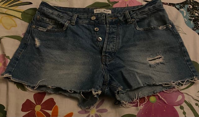 Polipiel Stradivarius Short Cuero Stradivarius Cazadora Biker Piel