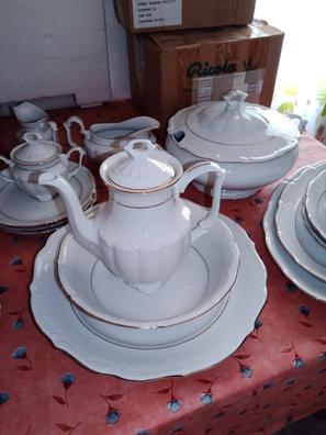 Milanuncios - Vajilla porcelana 18 piezas 6 personas