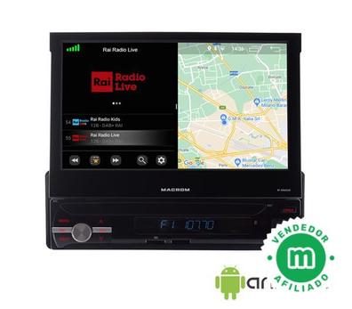  Sistema multimedia para coche, 9 pulgadas HD monitor de  pantalla táctil estéreo de coche Quad Core 2 GB+32 GB receptor de radio de  coche, reloj incorporado y calendario : Electrónica