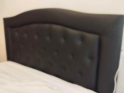Cabecero de forja Leo, color Negro Cabezal para cama de 150 cm, Cama  Matrimonio (155 cm x 125 )