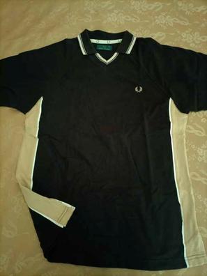 Jersey de hombre de cuello pico en negro Fred Perry al mejor