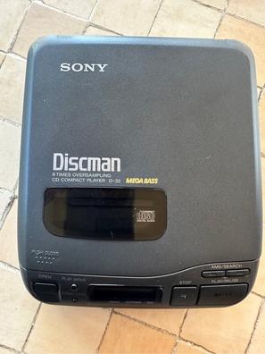 Vintage Sony Discman D-11 Mega Bass reproductor de CD portátil negro  probado en funcionamiento -  España