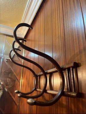 Perchero antiguo madera de segunda mano Milanuncios