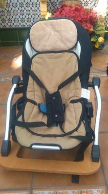 Asiento de Suelo para Bebé - Con Arnés de Seguridad - Fácil de Limpiar -  Diseño Ergonómico - Apto para Bebés de 3 a 12 Meses - 15 x 15 x 9.3 cm -  Color Azul - Bumbo : : Bebé