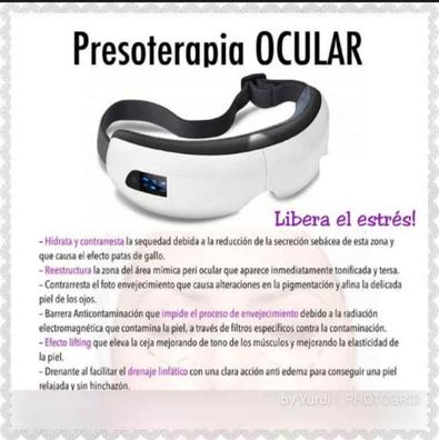 presoterapia ocular Favorece el drenaje linfático reduciendo bolsas y