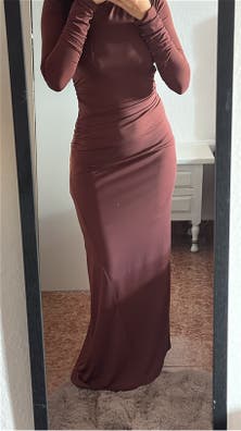 Vestido marron zara de segunda mano para mujer Milanuncios