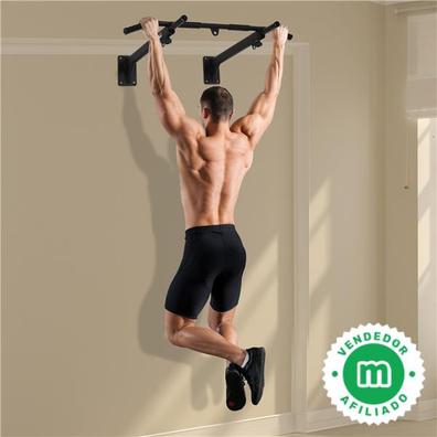 Barra de Dominadas Pared Entrenamiento Flexiones Montaje Gimnasio en Casa  Negra