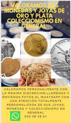 Monedas oro Coleccionismo: comprar, y contactos en Cádiz | Milanuncios