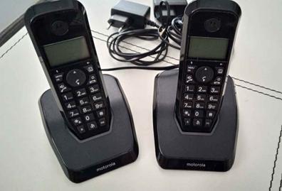 Motorola Teléfono Sobremesa con SIM, Negro FW-200L