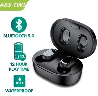 S6 Auricular Bluetooth Wireless Barato con micrófono V5.0 Auriculares  estéreo inalámbricos