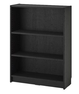 BROR estantería con cajones/baldas, negro, 85x40x190 cm - IKEA