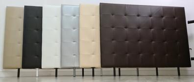 Cabecero cama 260 cm SILVA. Cabecero grandes dimensiones apto para camas de  150-200 cm. Color Blanco y Roble Cambria.