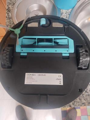 Robot aspirador Cecotec Conga 2499 Ultra Home Titanium 2100Pa 4 en 1  conexión WiFi con accesorios negro