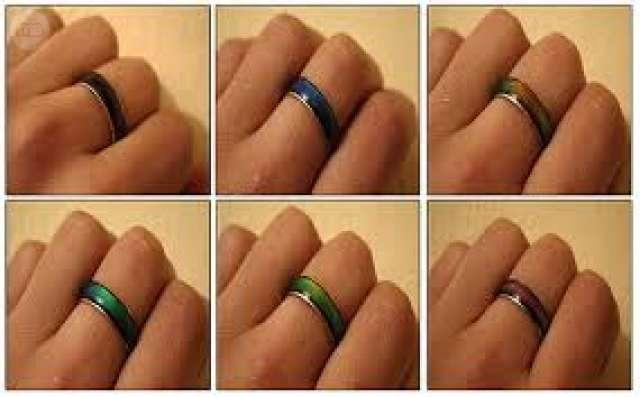 Anillos que cambian de color best sale segun tu estado de animo