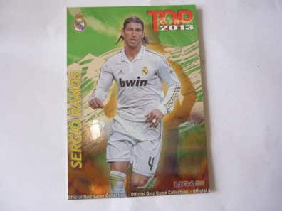 Carte Panini Real Madrid - Sergio Ramos N°14 - Fichas La Liga 2009 - Mundicromo