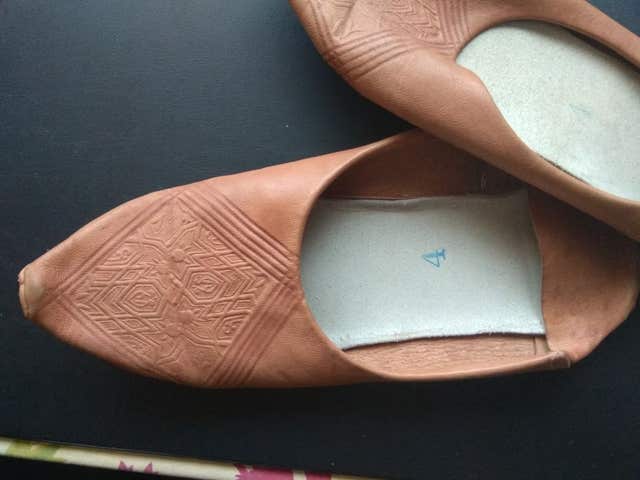 Milanuncios Babuchas de piel talla 40/41