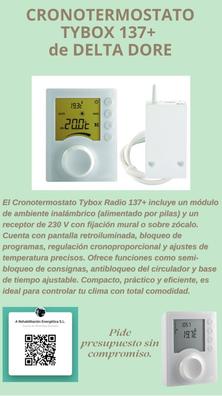 Termostatos Inalambricos Wifi Cronotermostato Delta Dore TYBOX 137