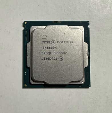 Processore Intel Core I5-8600K Usato - 6 Core 3.60GHz LGA1151 8th Gen SR3QU