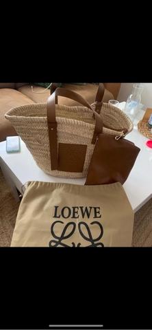 Milanuncios - BOLSO DE RAFIA LOEWE CESTA CAPAZO