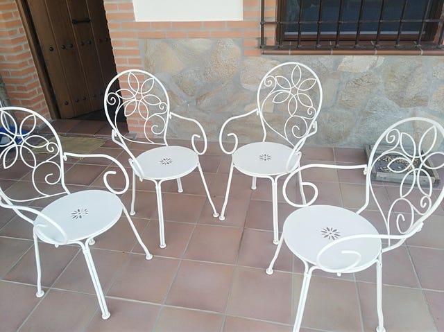 Milanuncios - Mesa 4 sillas jardín.