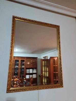 La casa de Carmen - Espejo redondo dorado en metal 75 cm diámetro por  49,95€