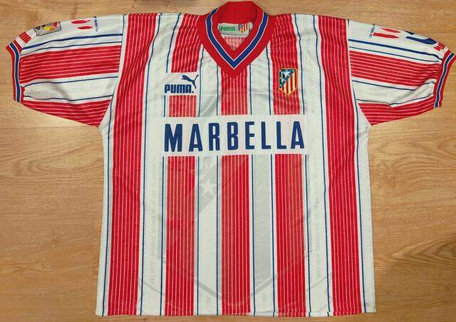 Camiseta retro discount atletico de madrid