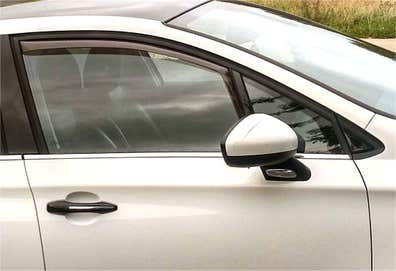 Deflectores De Viento Ahumados Para Hyundai S Coupé 1993-1996 – Derivabrisas Delanteros De Acrílico, Instalación Interior