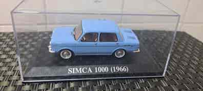 Modèle Réduit 1/43 Simca 1000 Asistencia – IXO, Espagne, Neuf En Boîte (boîte Rayée)