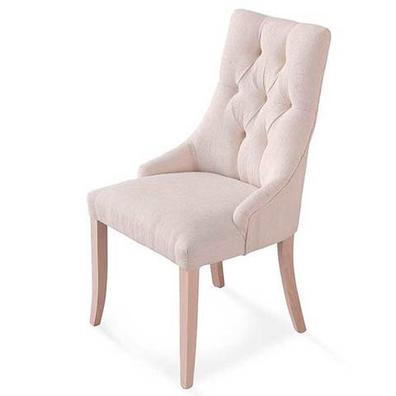 Juego de 2 sillas de comedor de terciopelo, sillas decorativas modernas con  respaldo medio, sillas tapizadas sin brazos con botones y patas de metal