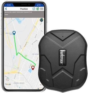 Localizador GPS Posicionamiento Remoto para Vehículos Negro