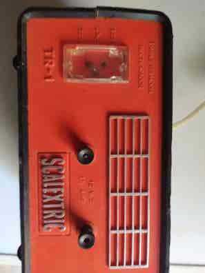Transformateur Vintage Scalextric TRIANG TR1 - 110V/220V Entrée, 12V Sortie, Testé Fonctionnel